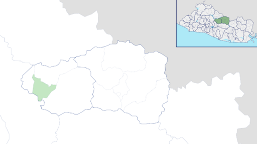 Ubicación de Tejutepeque en el Departamento de Cabañas