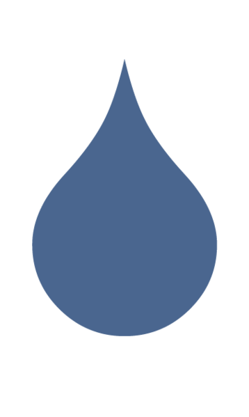 Water Drop Icon Vector