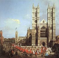 Archivo:Westminster Abbey by Canaletto, 1749