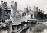 Archivo:1930s Conwy Castle