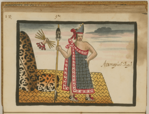 Archivo:Acamapichtli, the First Aztec King (Reigned 1376–95) WDL6718