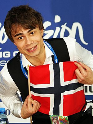 Alexander Rybak, ganador de la edición 2009 representando a Noruega.