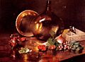 Chase William Merritt Still Life Brass and Glass 1888