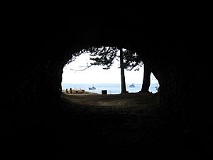 Archivo:Cueva Patriotas Isla Robinson Crusoe.