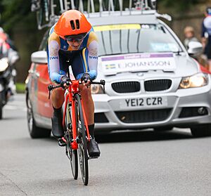 Archivo:Emma Johansson, London 2012 Time Trial - Aug 2012