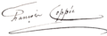 François Coppée (signature)