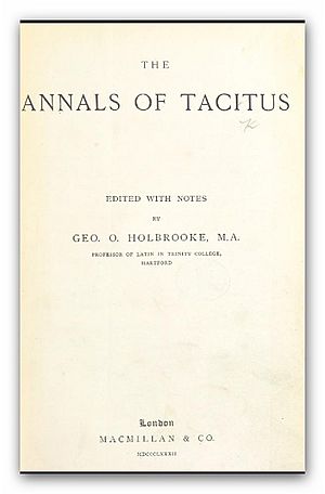 Archivo:HOLBROKE(1882) The annals of Tacitus