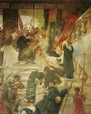 Archivo:Hidalgo's The Assassination of Governor General Bustamante