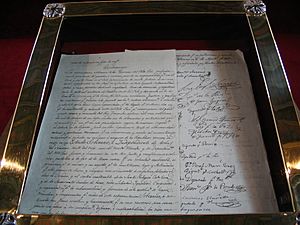 Archivo:Indepedence treaty of Bolivia