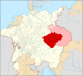 Locator Bohemia within the Holy Roman Empire (1618)