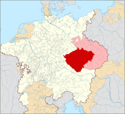 Locator Bohemia within the Holy Roman Empire (1618).svg