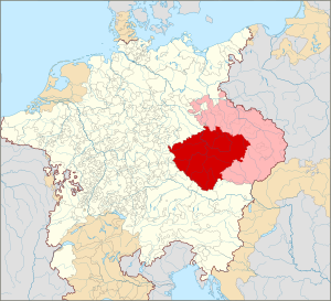 Locator Bohemia within the Holy Roman Empire (1618).svg