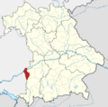 Locator map NU in Bavaria