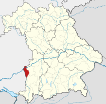 Locator map NU in Bavaria.svg