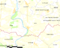 Map commune FR insee code 53089
