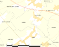 Map commune FR insee code 62508