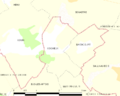 Map commune FR insee code 80201