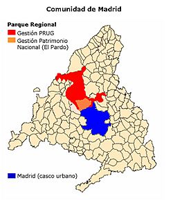 Archivo:Mapa Parque Regional de la Cuenca Alta del Manzanares