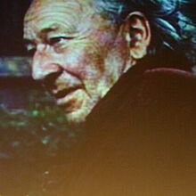 Mary Catherine Bateson & Sergio Manghi at a conference, 2004 (cropped - Gregory Bateson).jpg