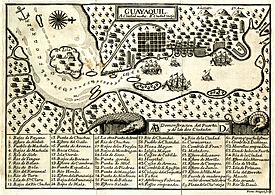 Plano de Guayaquil en 1741, grabado por Paulus Minguet - AHG.jpg
