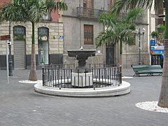 Plaza de La candelaria santa cruz