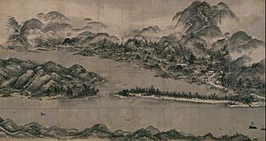 Archivo:Sesshu - View of Ama-no-Hashidate