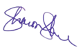 Sharon Stone Signature