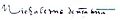 Signature of Nostradamus