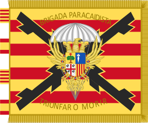 Archivo:Standard of the 6th Airborne Brigade Almogávares