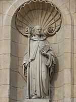 Statue de St Benoît par François Anguier (Eglise du Val de Grâce)