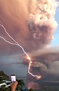 Taal Lightning Strike During Eruption (cropped)