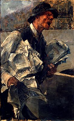 Archivo:The newspaper seller (c.1880), by Giovanni Boldini