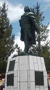 Tupac Amaru II monument in Tungasuca, Canas Province.jpg