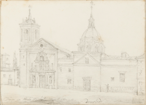 Archivo:Valentín Carderera y Solano (1820-59) Convento de San Diego en Alcalá de Henares