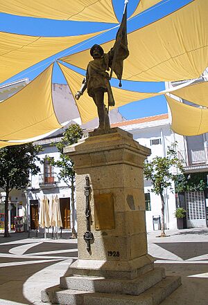 Archivo:Villanueva de la Serena - Monumento a Pedro de Valdivia 1