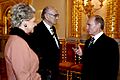 Vladimir Putin with Prince and Princess Dimitri of Russia
