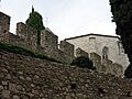 253 Muralla darrere el claustre del Carme (Peralada)