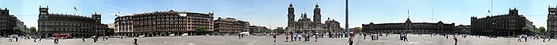 Archivo:360° Panorama Zocalo Mexico City