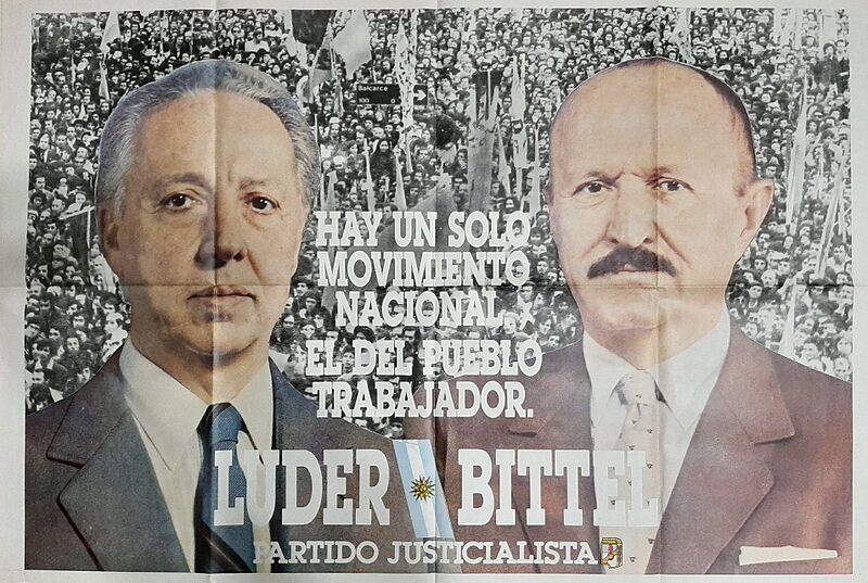 Afiche Luder-Bittel