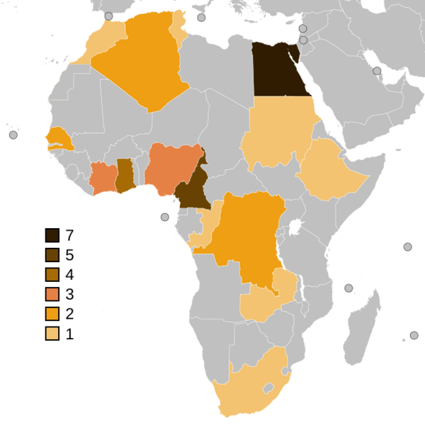 Africa Cup of Nations winners