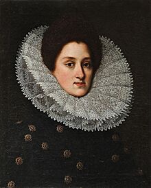 Allori, Cristofano - Portrait of Maria Magdalena of Austria (Pitti).jpg