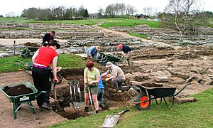Archivo:Archaeologists at Work in Vindolanda - geograph.org.uk - 162180