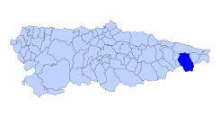 Extensión del concejo en Asturias