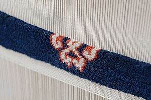 Archivo:Carpet in Preparation on a Carpet Loom