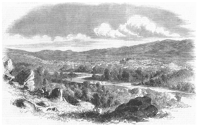 Comayagua city during 19th century