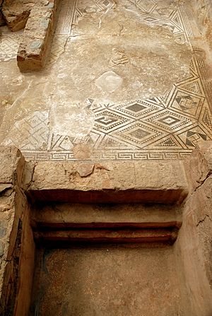 Archivo:Detalle del interior. Termas Romanas de Sant Boi de Llobregat.( siglo II d.C.)