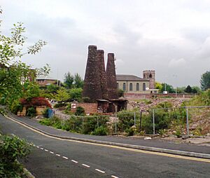 Archivo:Disused Bottle ovens of Acme Marls on Bourne's Bank, Burslem