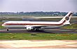 Boeing 767-366ER de EgyptAir en el Dusseldorf. Este fue perdido en el vuelo 990.