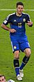 Götze kicks the match winning goal (cropped)