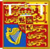 Garter Banner of the Prince of Wales.svg